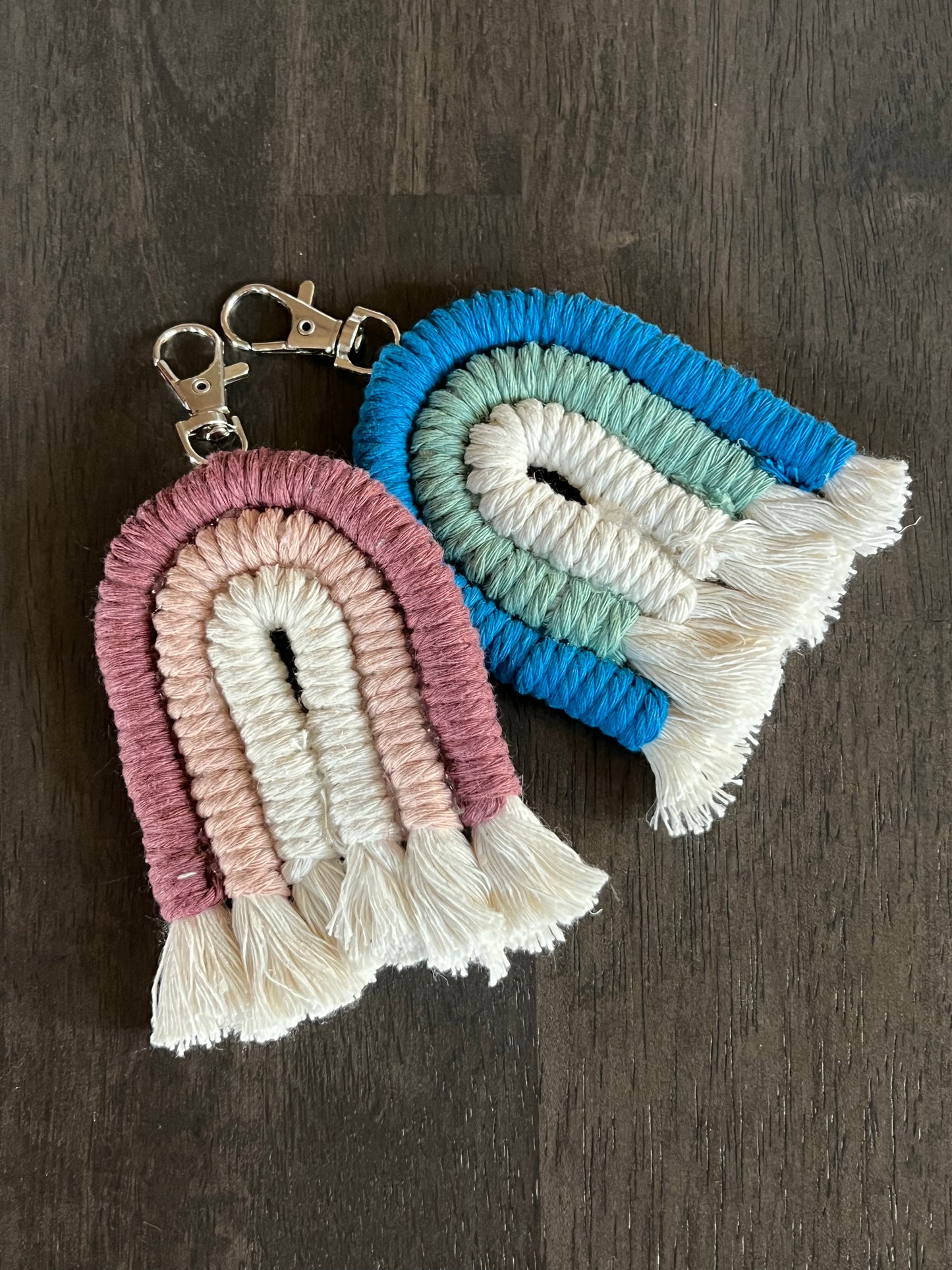 Boho Rainbow Keychain