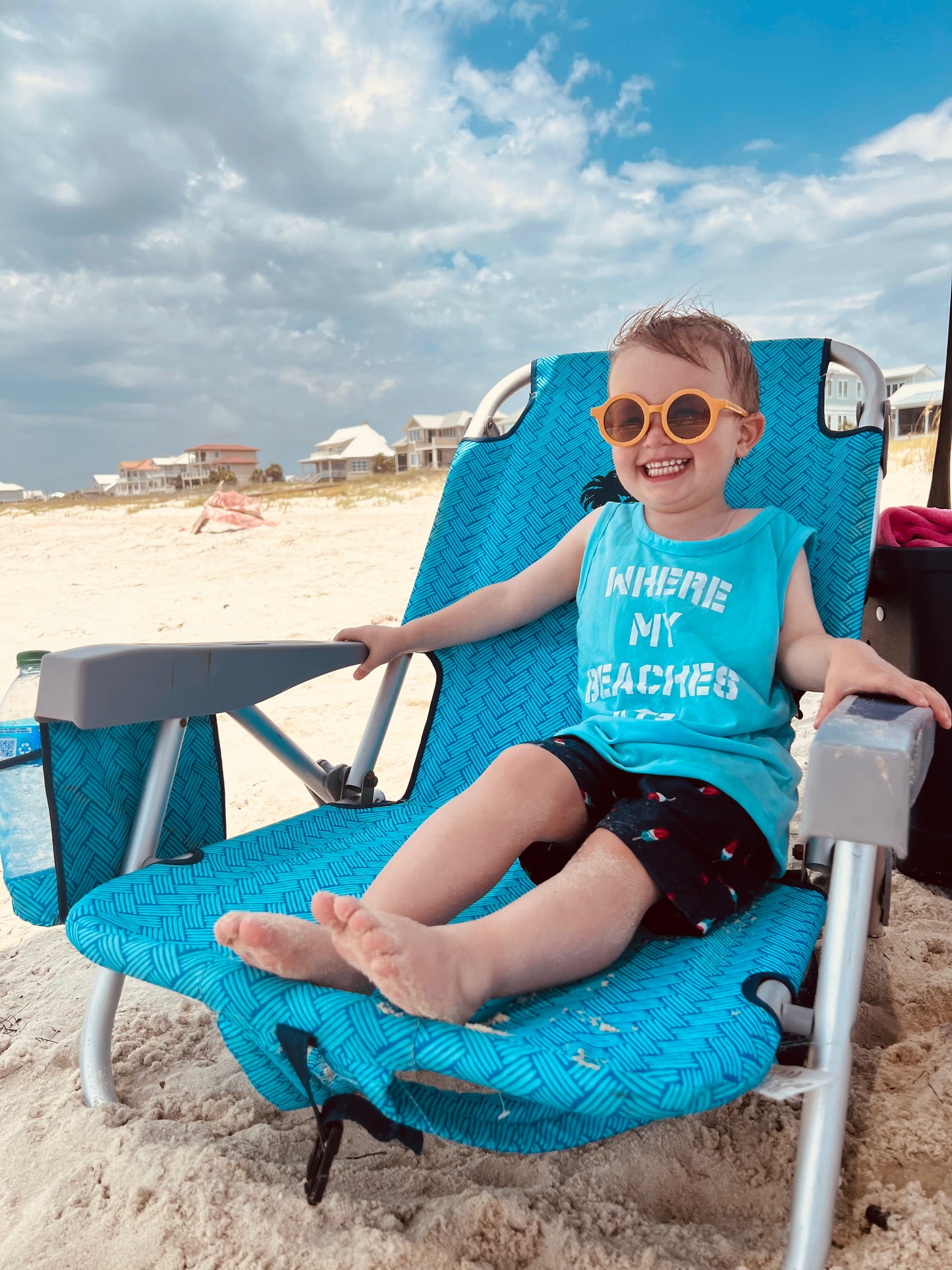 Where my beaches at? (Toddler) Tank top